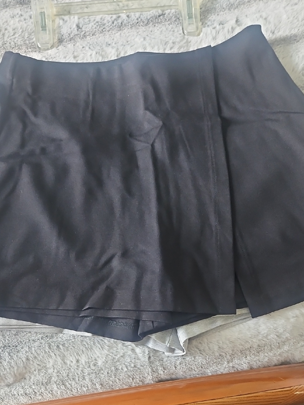 Zenana Outfitters Black Athletic Skort
